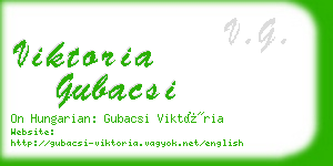 viktoria gubacsi business card